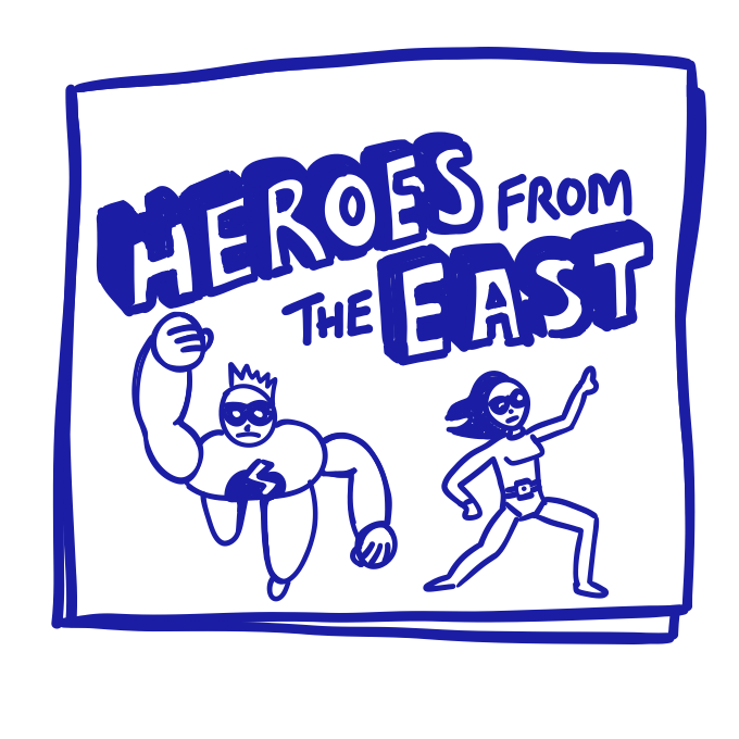 Doodle sketch for Heroes from the East