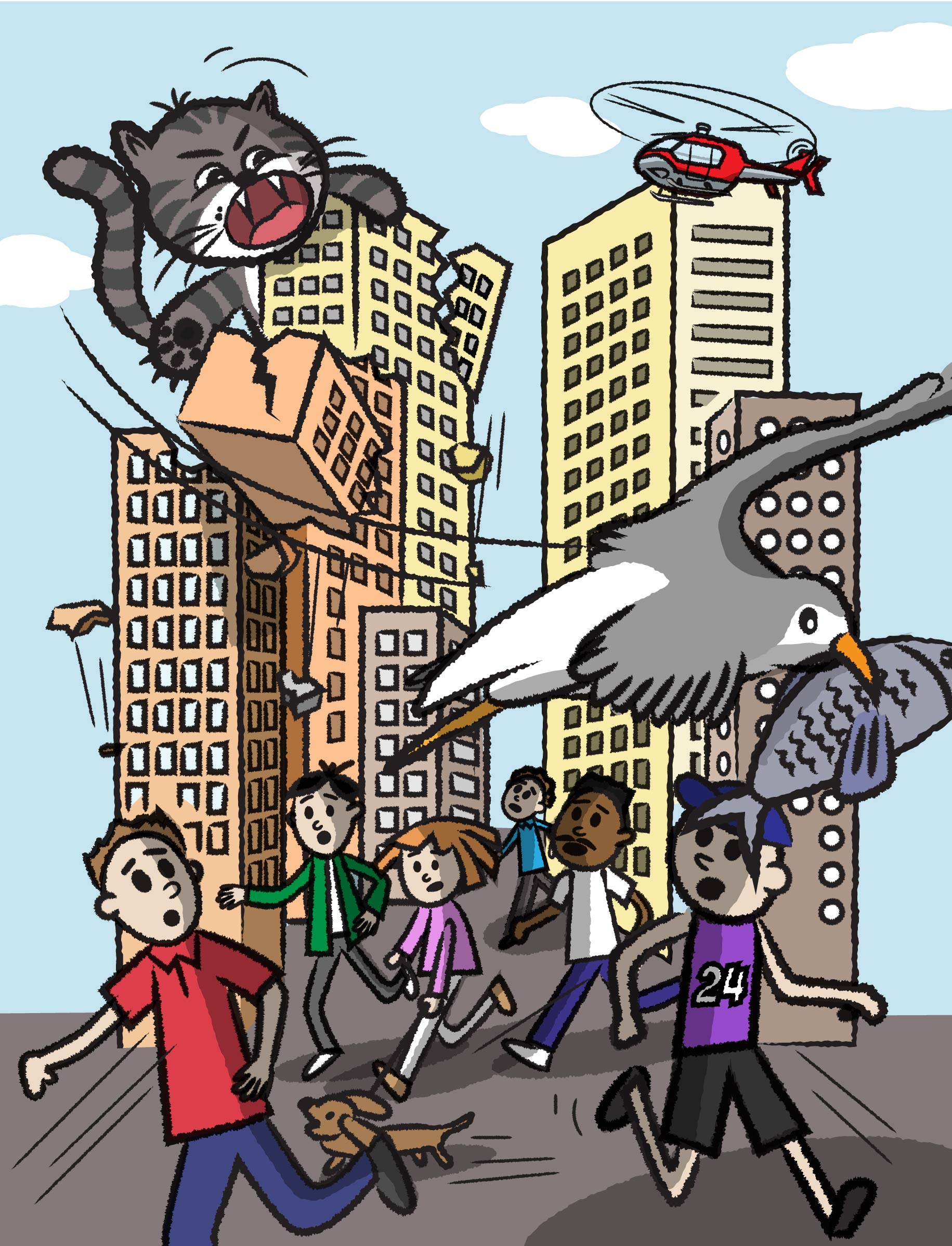Catzilla—Personal Work